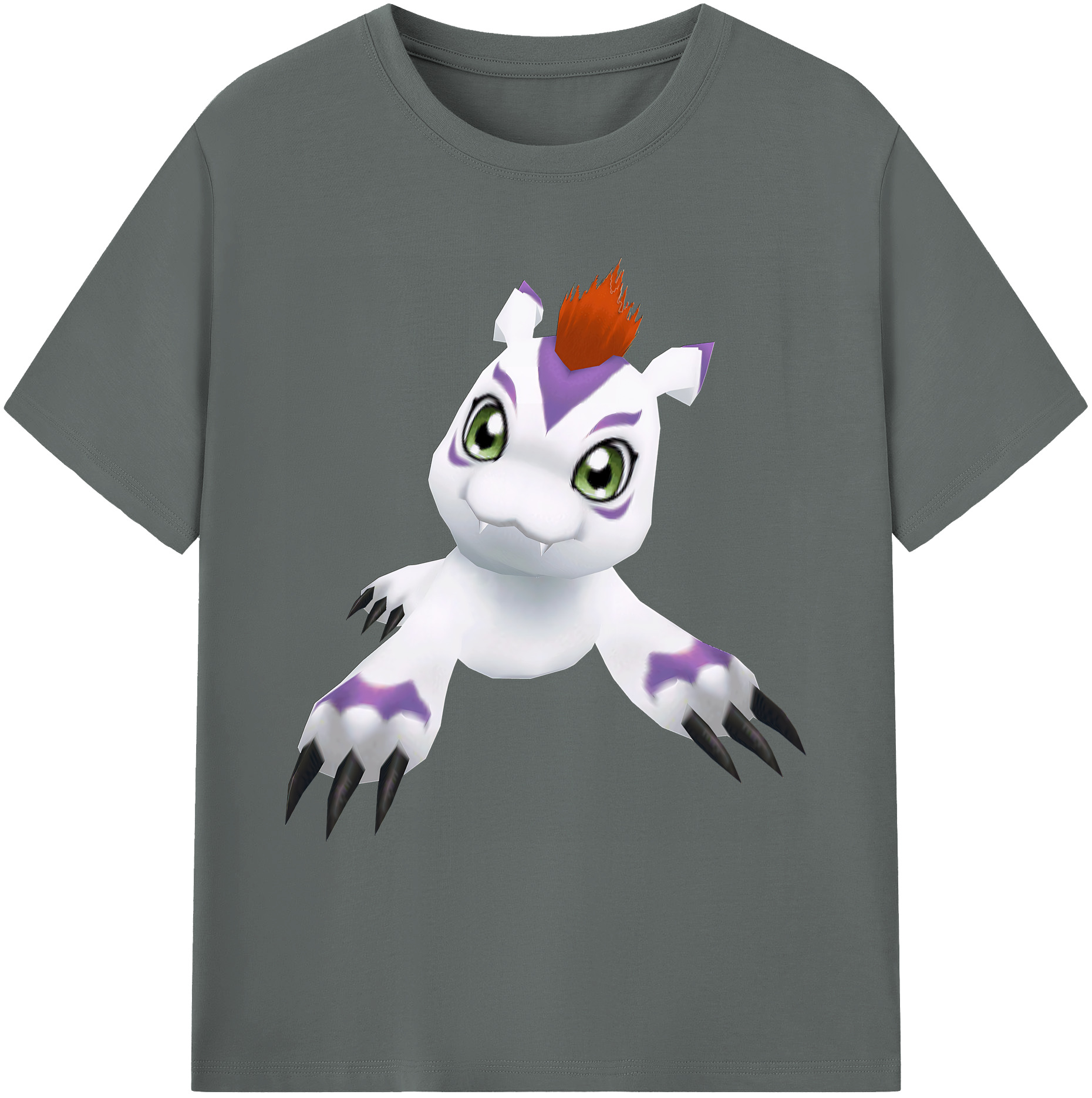 （画像用） Digimon デジタルモンスター/デジモン 綿100％ メンズ半袖Tシャツ｜肌触りやわらか＆通気性